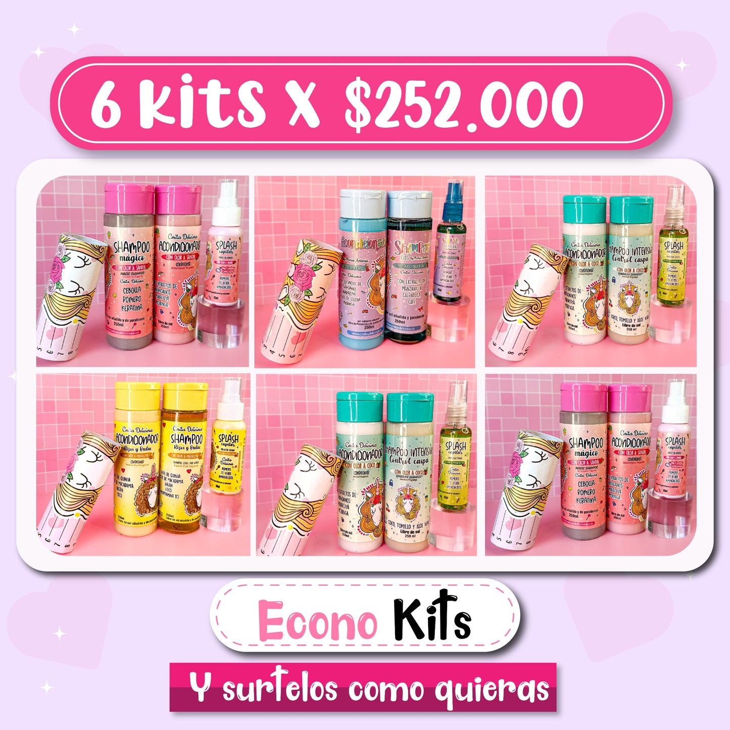 ECONOKITS 6 KITS X $252.000