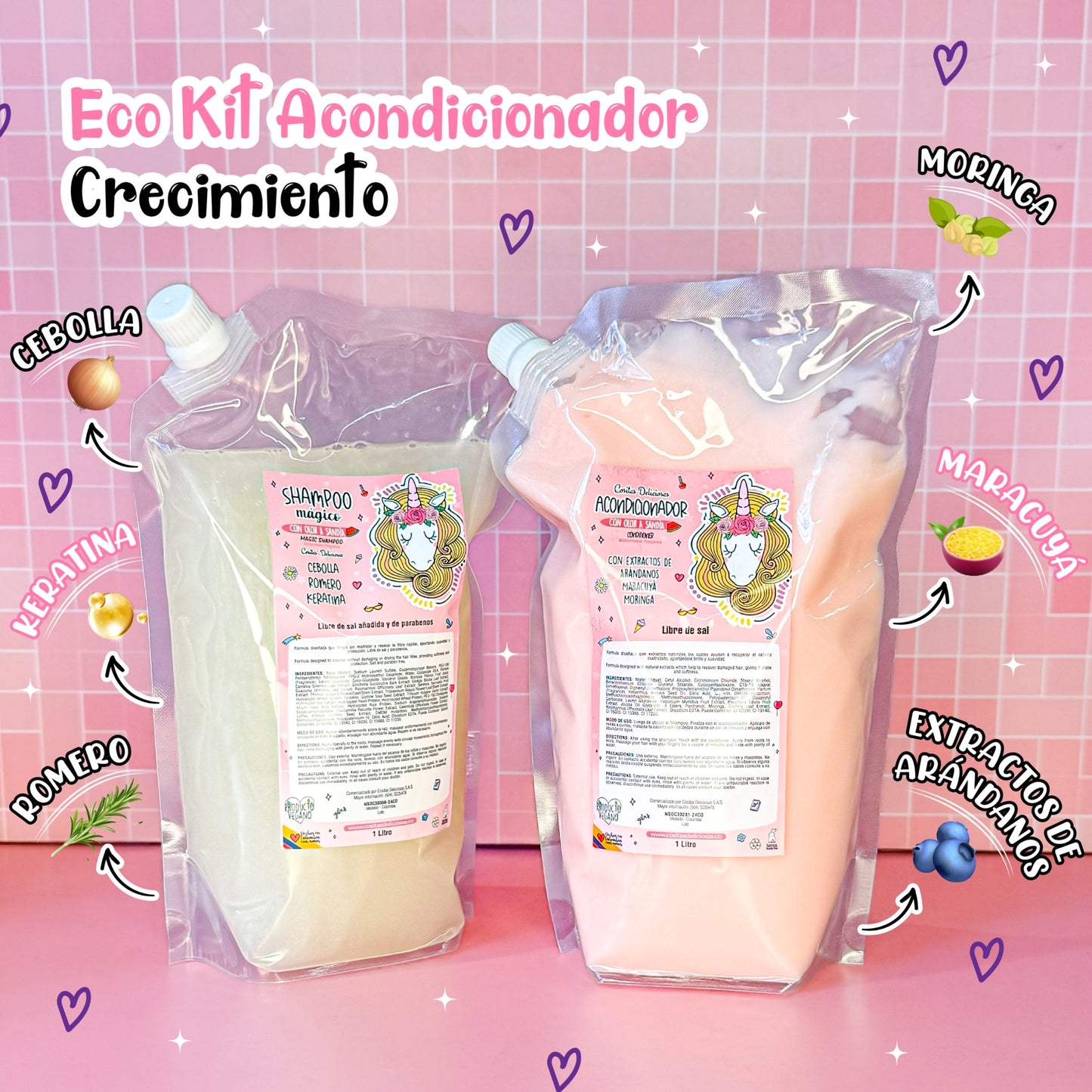 Eco kit acondicionador crecimiento