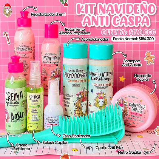 Kit navideño anticaspa