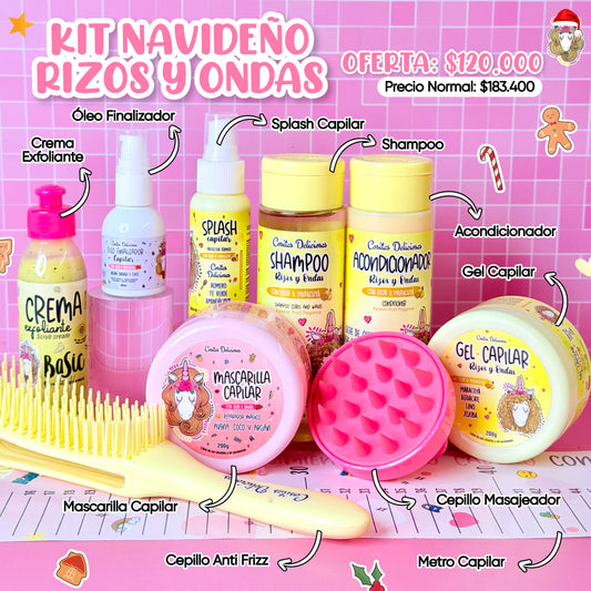 Kit navideño rizos y ondas