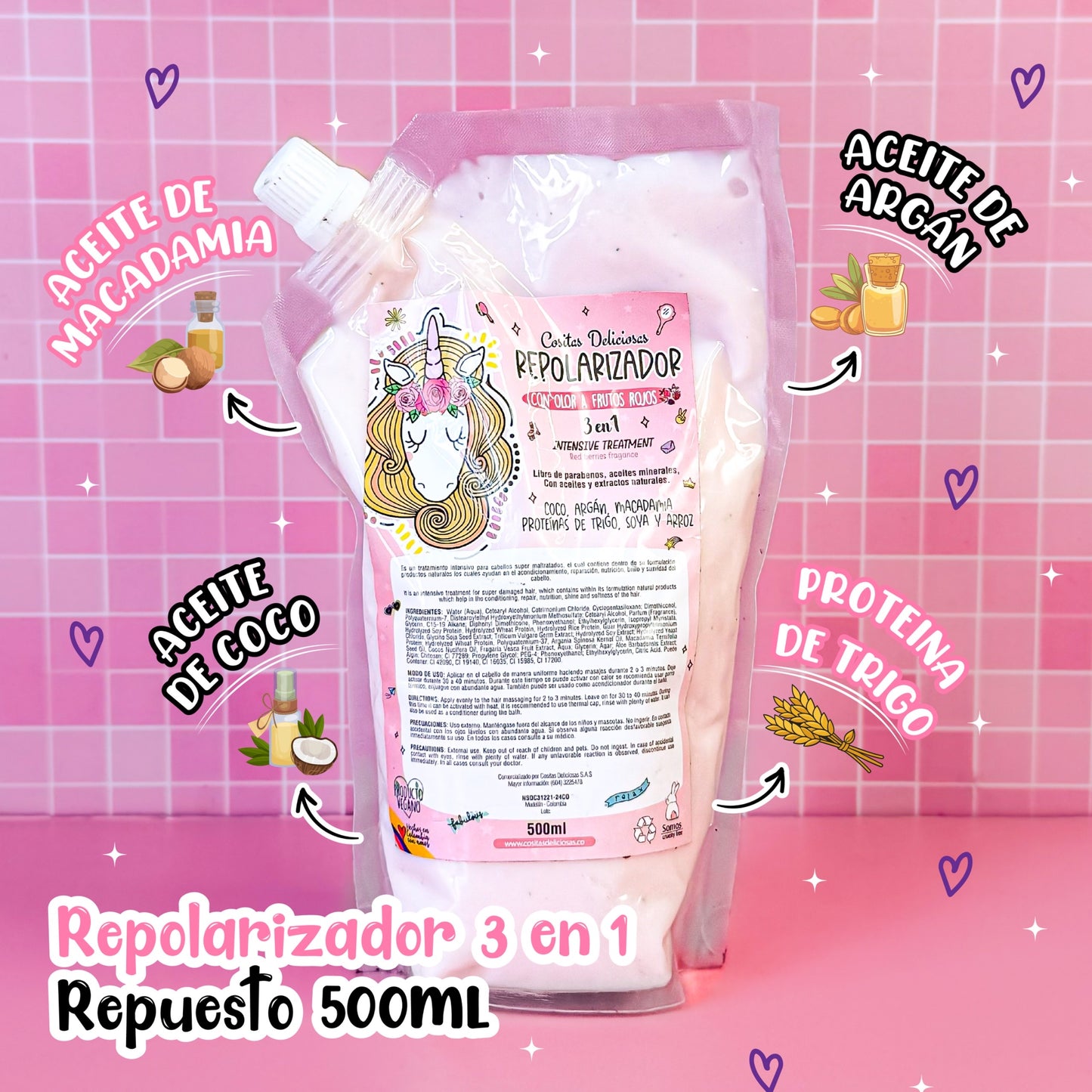 Repolarizador 3 en 1 - 500ml Refill