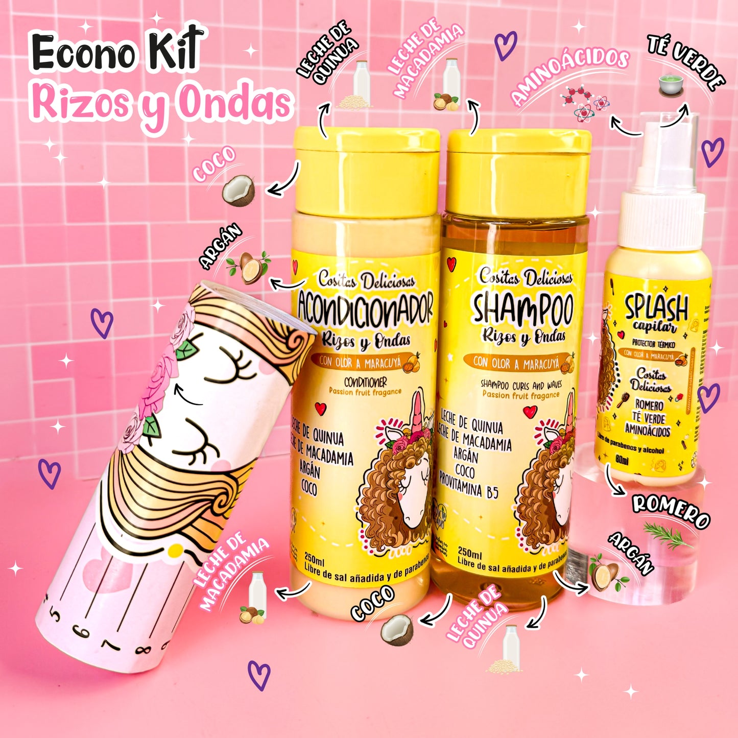 ECONO KIT 💛🦄 rizos y ondas