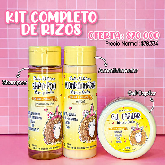 Kit completo de rizos