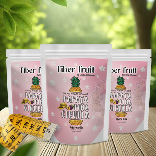Tratamiento de 3 paquetes de Fiber fruit 450g c/1