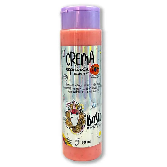 Crema exfoliante frutos rojos
